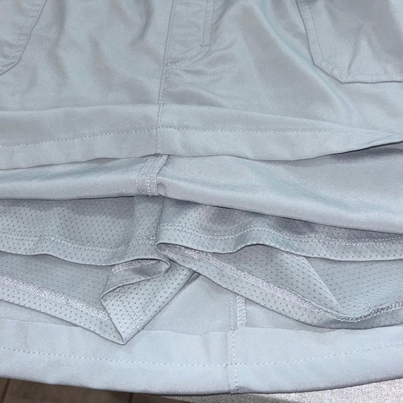 Riders by Lee On-the-Go Skort Womens 16M Gray Stretch Active Mini Skort - Picture 10 of 10